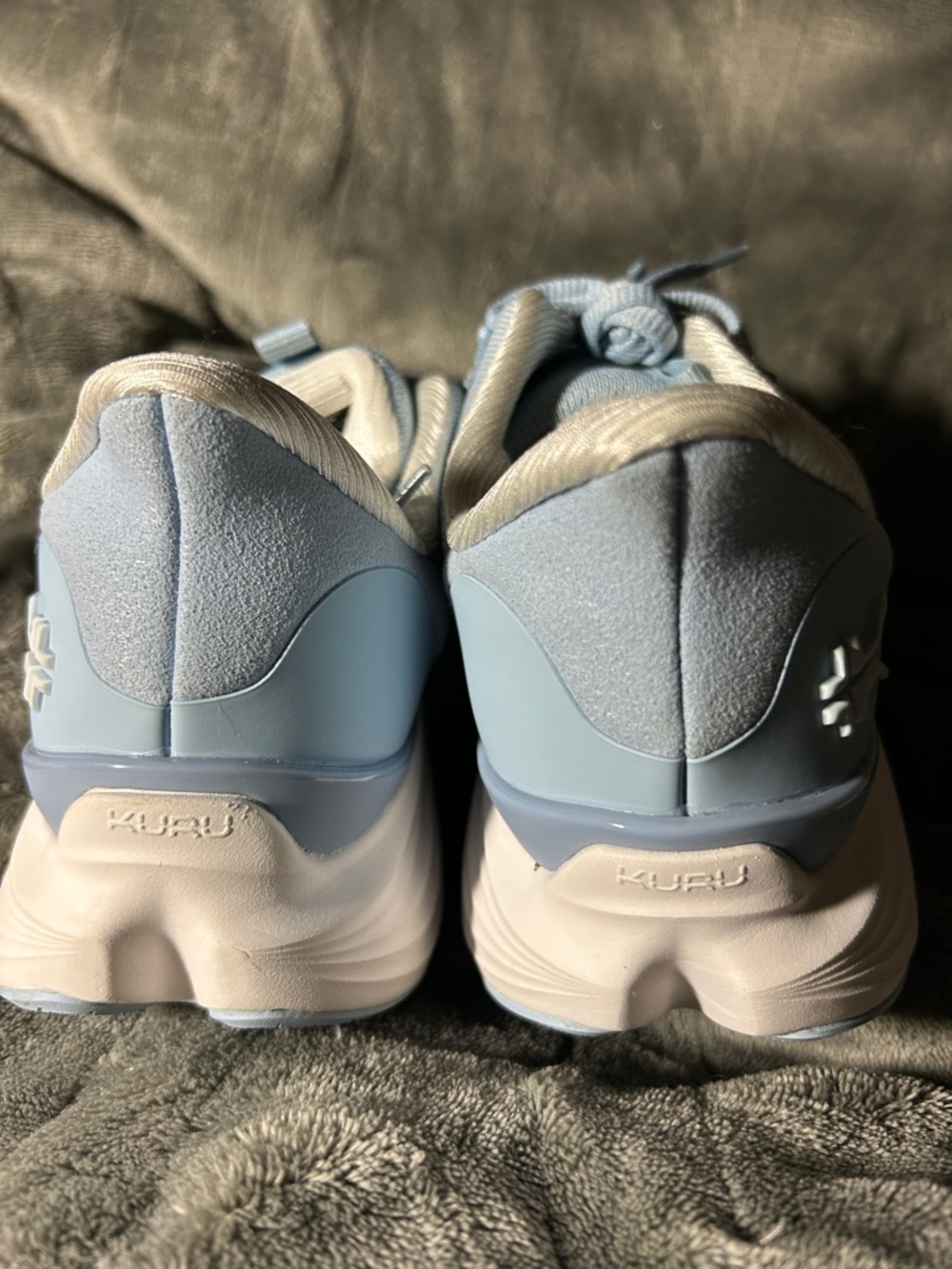 Kuru Women’s NWOB Atom 2 Gray W/Blue & Silver Accents Athletic Shoes, Sz 7.5 - Picture 5 of 9